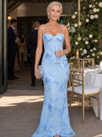 Danica | Spaghetti Strap Corset Bodice Maxi Dress