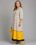 Marimana | Polka Dot Color Block Everyday Midi Dress