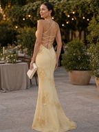 Danica | Spaghetti Strap Corset Bodice Maxi Dress