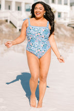 Building Sandcastles Swimsuit, Blue