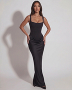Eleonora | Structured Bodice Sculpted Maxi Dress