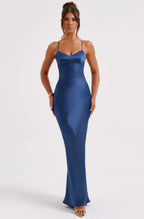 Macie | Fluid Body-Skimming Fit Sweetheart Maxi Gown