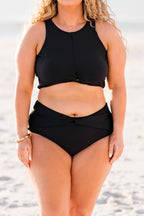Swim With Me Swim Top, Black