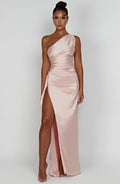 Grace | Elegant Long Slip GownSatin Maxi Dress