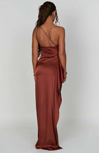 Grace | Elegant Long Slip GownSatin Maxi Dress