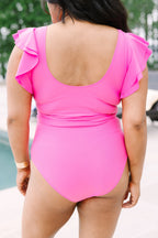 Beach Beauty Swimsuit, Hot Pink