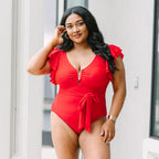 Beach Beauty Swimsuit, Red