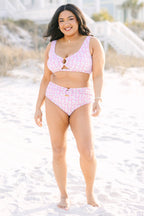 Electric Blossom Swim Bottom, Floral Fusion
