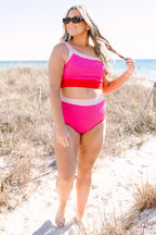 Splash At The Beach Bottom, Pink Multi