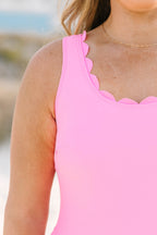 Vacation Mode Swim Dress, Pink